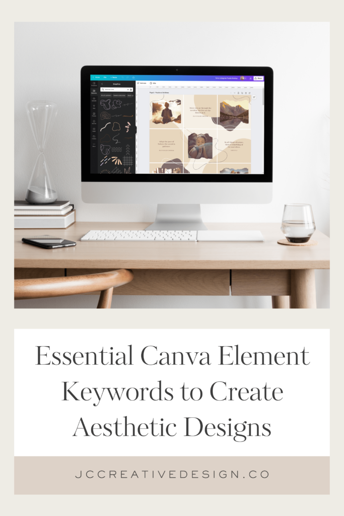 280 Canva Element Keywords to Create Aesthetic Designs Pin Option 2